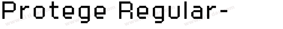 Protege Regular字体转换
